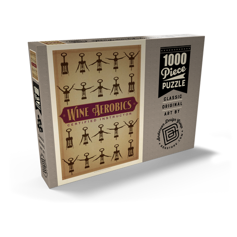 Wine Aerobics 1000 Puzzle Schachtel Ansicht2
