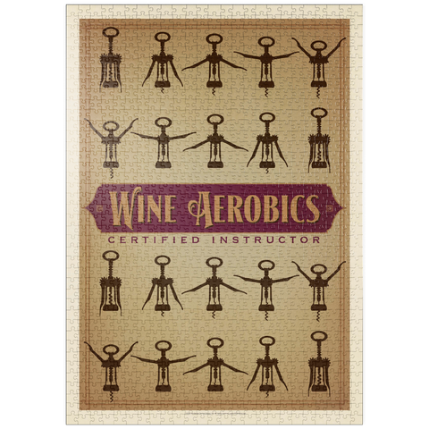 puzzleplate Wine Aerobics 1000 Puzzle
