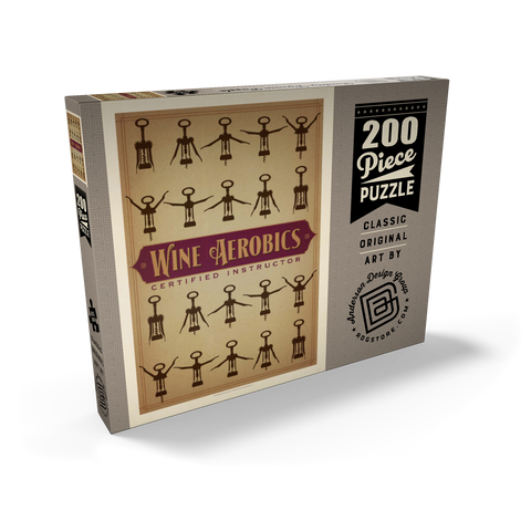 Wine Aerobics 200 Puzzle Schachtel Ansicht2