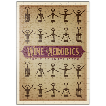 puzzleplate Wine Aerobics 200 Puzzle