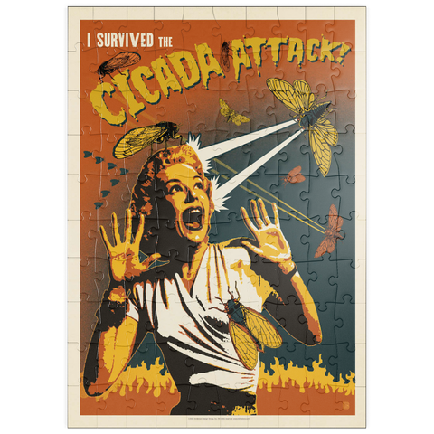 puzzleplate Cicada Invasion: Screaming Woman 100 Puzzle