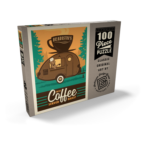 Bearista Coffee Trailer 100 Puzzle Schachtel Ansicht2