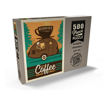 Bearista Coffee Trailer 500 Puzzle Schachtel Ansicht2