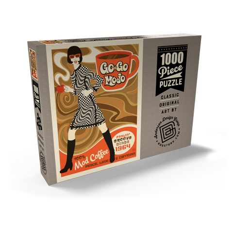 Go-Go Mojo Coffee 1000 Puzzle Schachtel Ansicht2