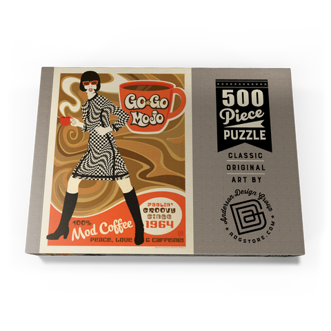 Go-Go Mojo Coffee 500 Puzzle Schachtel Ansicht3