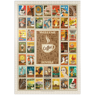 puzzleplate Coffee Collection: Multi-Image Print 1000 Puzzle