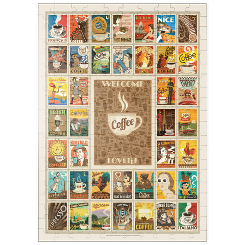 puzzleplate Coffee Collection: Multi-Image Print 200 Puzzle