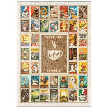 puzzleplate Coffee Collection: Multi-Image Print 500 Puzzle