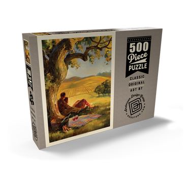 Oil Painting: Wine Country 500 Puzzle Schachtel Ansicht2