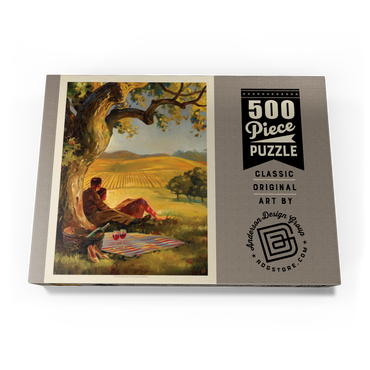Oil Painting: Wine Country 500 Puzzle Schachtel Ansicht3