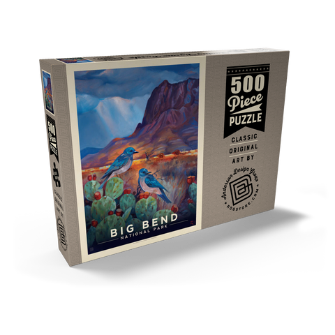 Big Bend National Park: Birds 500 Puzzle Schachtel Ansicht2