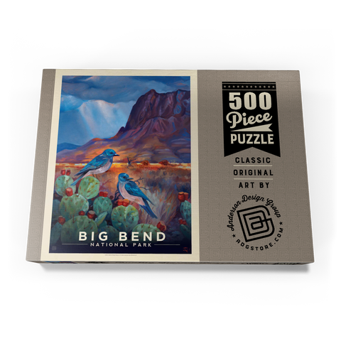 Big Bend National Park: Birds 500 Puzzle Schachtel Ansicht3