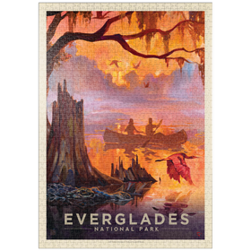 Darstellung des Puzzle-Motivs Everglades National Park: Silent Splendor – Puzzleteile: 1000