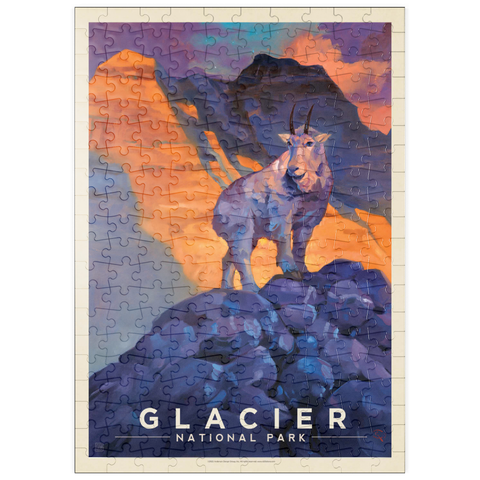 puzzleplate Glacier National Park: Mountain Goat-KC 200 Puzzle