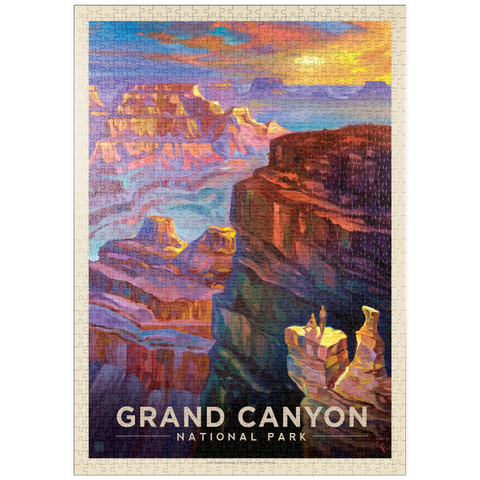 puzzleplate Grand Canyon National Park: Sunset-KC 1000 Puzzle