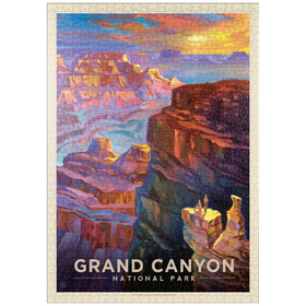 Darstellung des Puzzle Motivs Grand Canyon National Park: Sunset - Puzzleteile: 1000
