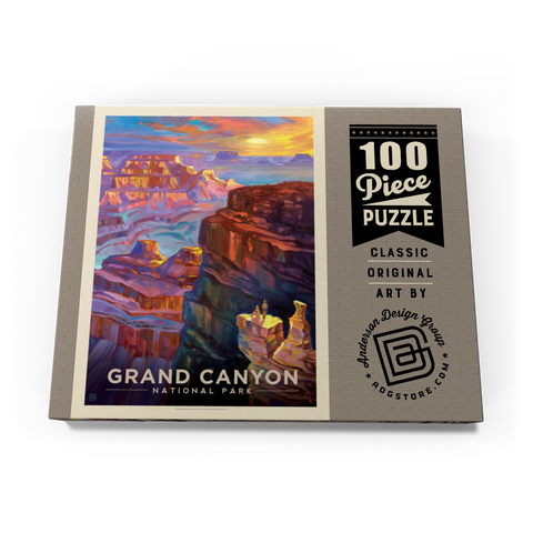 Grand Canyon National Park: Sunset-KC 100 Puzzle Schachtel Ansicht3