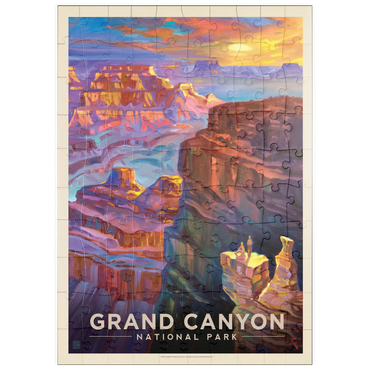 puzzleplate Grand Canyon National Park: Sunset-KC 100 Puzzle