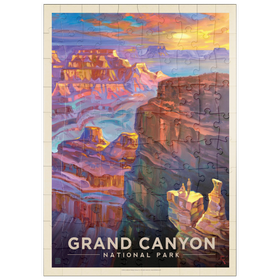 Darstellung des Puzzle Motivs Grand Canyon National Park: Sunset - Puzzleteile: 100