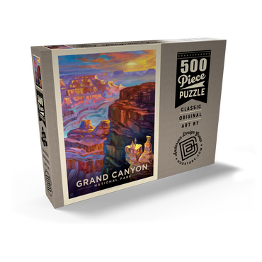 Grand Canyon National Park: Sunset-KC 500 Puzzle Schachtel Ansicht2