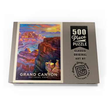 Grand Canyon National Park: Sunset-KC 500 Puzzle Schachtel Ansicht3
