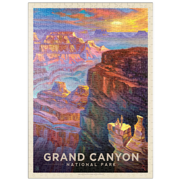 puzzleplate Grand Canyon National Park: Sunset-KC 500 Puzzle