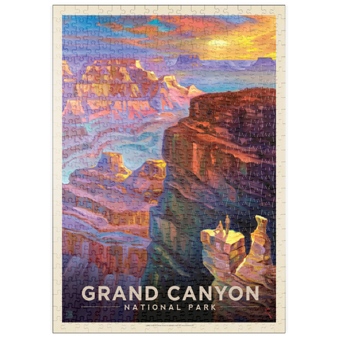 puzzleplate Grand Canyon National Park: Sunset-KC 500 Puzzle