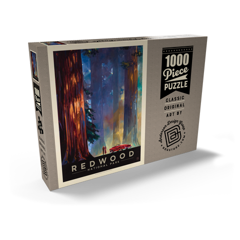 Redwood National Park: Among the Giants 1000 Puzzle Schachtel Ansicht2