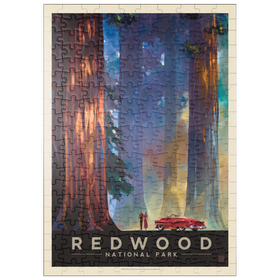 Darstellung des Puzzle Motivs Redwood National Park: Unter den Giganten - Puzzleteile: 200