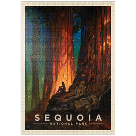 Darstellung des Puzzle Motivs Sequoia National Park: Nature's Cathedral - Puzzleteile: 1000