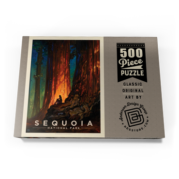 Sequoia National Park: Nature's Cathedral-KC 500 Puzzle Schachtel Ansicht3