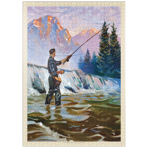 puzzleplate Classic Sportsman: Fly Fishing 1000 Puzzle