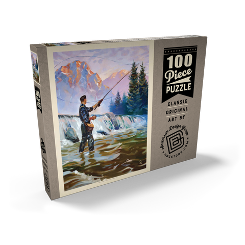 Classic Sportsman: Fly Fishing 100 Puzzle Schachtel Ansicht2