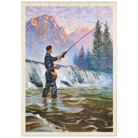puzzleplate Classic Sportsman: Fly Fishing 100 Puzzle