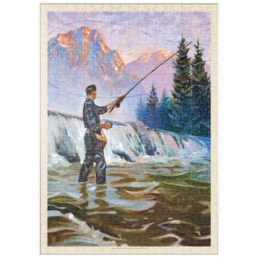 puzzleplate Classic Sportsman: Fly Fishing 500 Puzzle