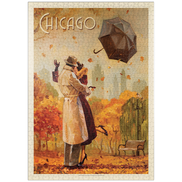 puzzleplate Chicago: Windy City Kiss 1000 Puzzle