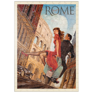 puzzleplate Italy: Rome by Vespa 200 Puzzle