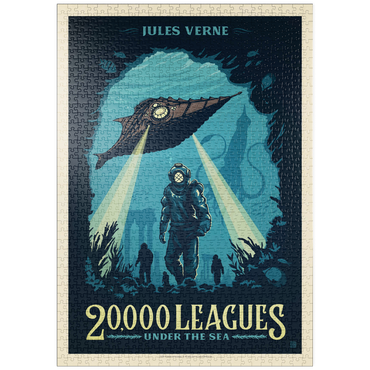 puzzleplate 20,000 Leagues Under the Sea: Jules Verne 1000 Puzzle