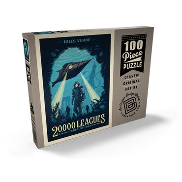20,000 Leagues Under the Sea: Jules Verne 100 Puzzle Schachtel Ansicht2