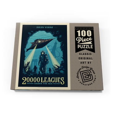 20,000 Leagues Under the Sea: Jules Verne 100 Puzzle Schachtel Ansicht3