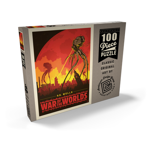 War of the Worlds: H.G. Wells 100 Puzzle Schachtel Ansicht2