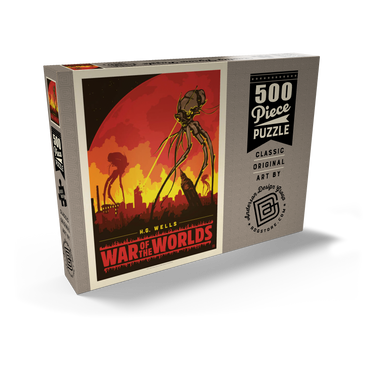 War of the Worlds: H.G. Wells 500 Puzzle Schachtel Ansicht2