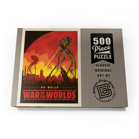 War of the Worlds: H.G. Wells 500 Puzzle Schachtel Ansicht3