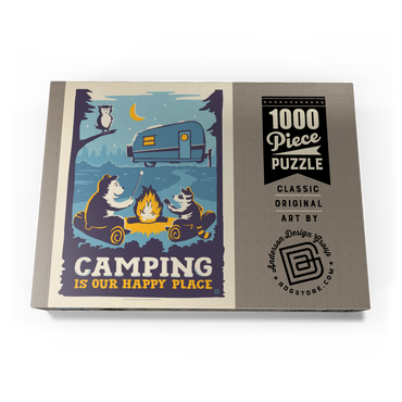 Camping Is Our Happy Place! (Cartoon Critters) 1000 Puzzle Schachtel Ansicht3