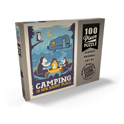 Camping Is Our Happy Place! (Cartoon Critters) 100 Puzzle Schachtel Ansicht2