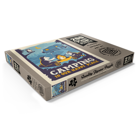 Alternative Darstellung des Puzzle-Motivs Camping Is Our Happy Place! (Cartoon Critters) – Puzzleteile: 200