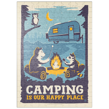 puzzleplate Camping Is Our Happy Place! (Cartoon Critters) 200 Puzzle