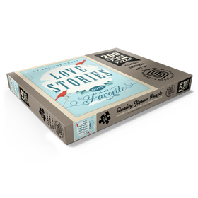 Darstellung des Puzzle Motivs Meine liebste Liebesgeschichte, Vintage Poster - Puzzleteile: 200