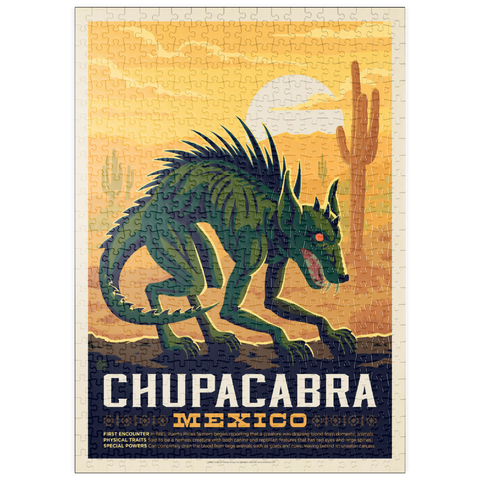 puzzleplate Mythical Creatures: Chupacabra 500 Puzzle