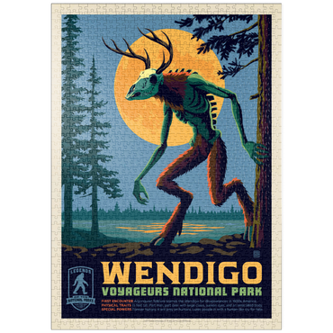 puzzleplate Legends Of The National Parks: Voyageurs' The Wendigo 1000 Puzzle